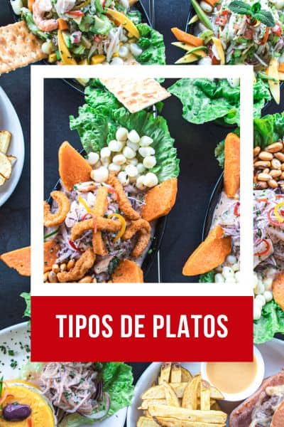 Tipos de platos de comidas peruanas